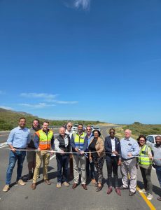 Minister of the Department of Infrastructure opened upgraded road