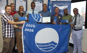 The blue flag is flying high in the Overstrand