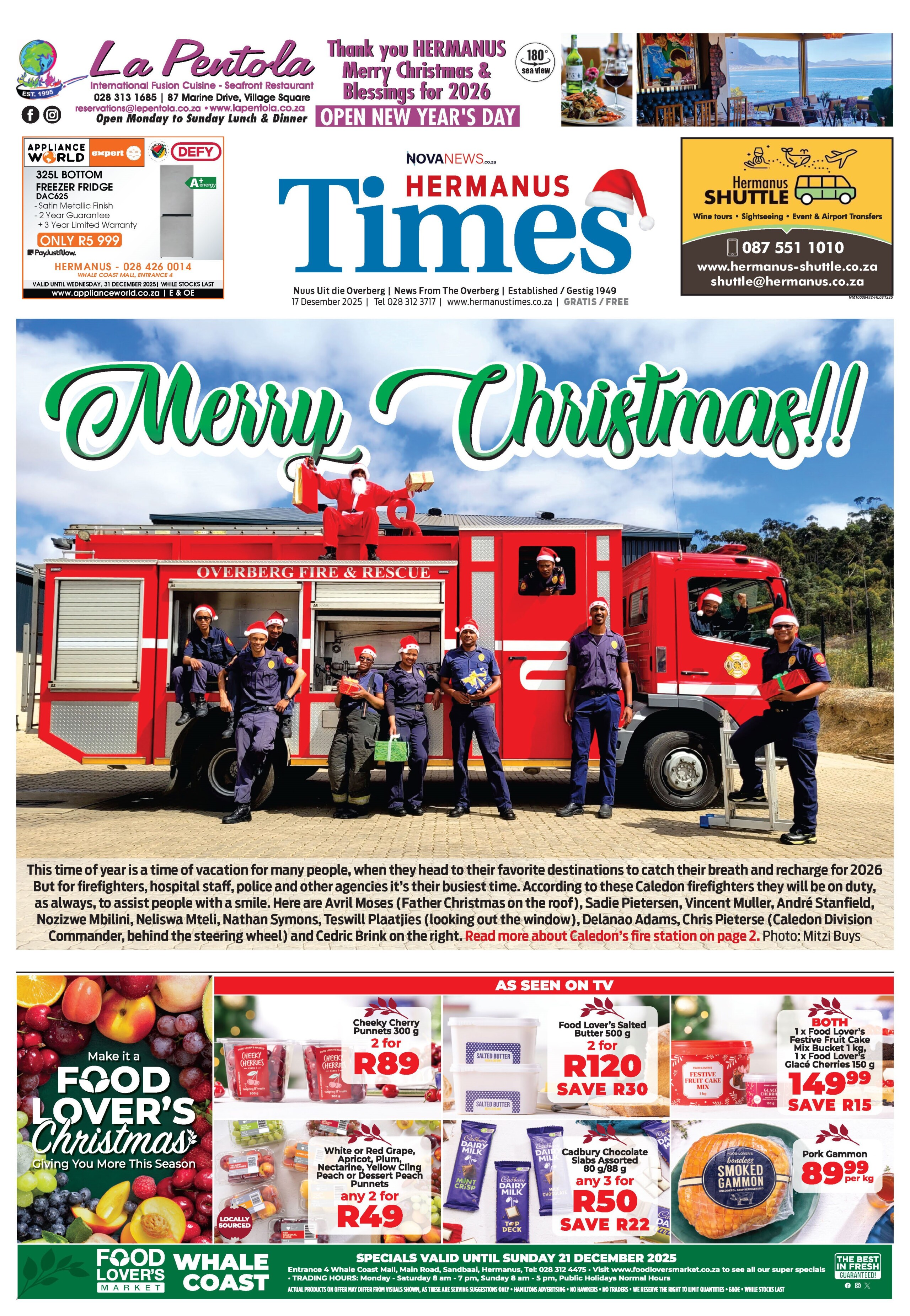 Hermanus Times – E-edition – 17 December 2025