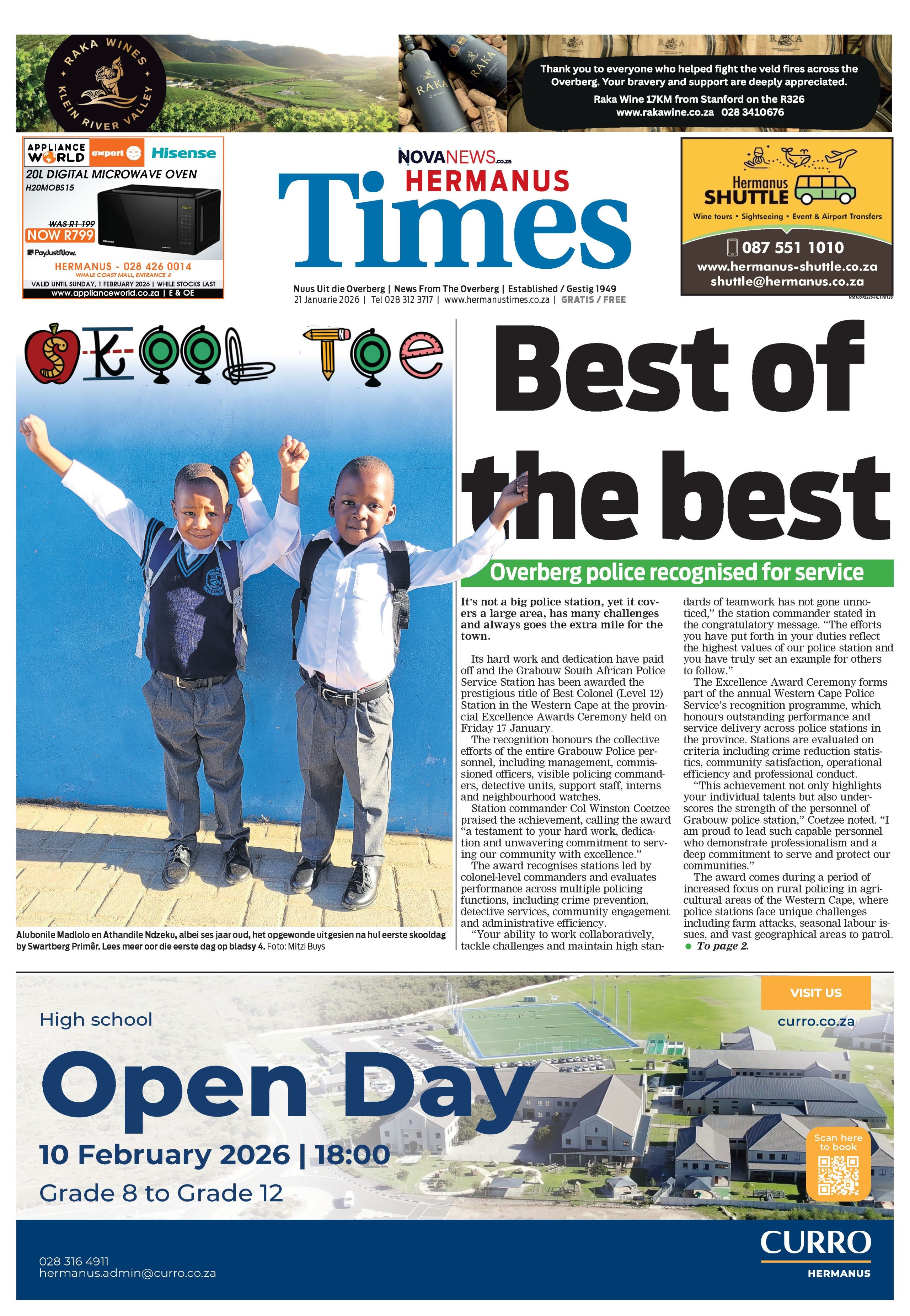 Hermanus Times-e-Edition-21 January 2026