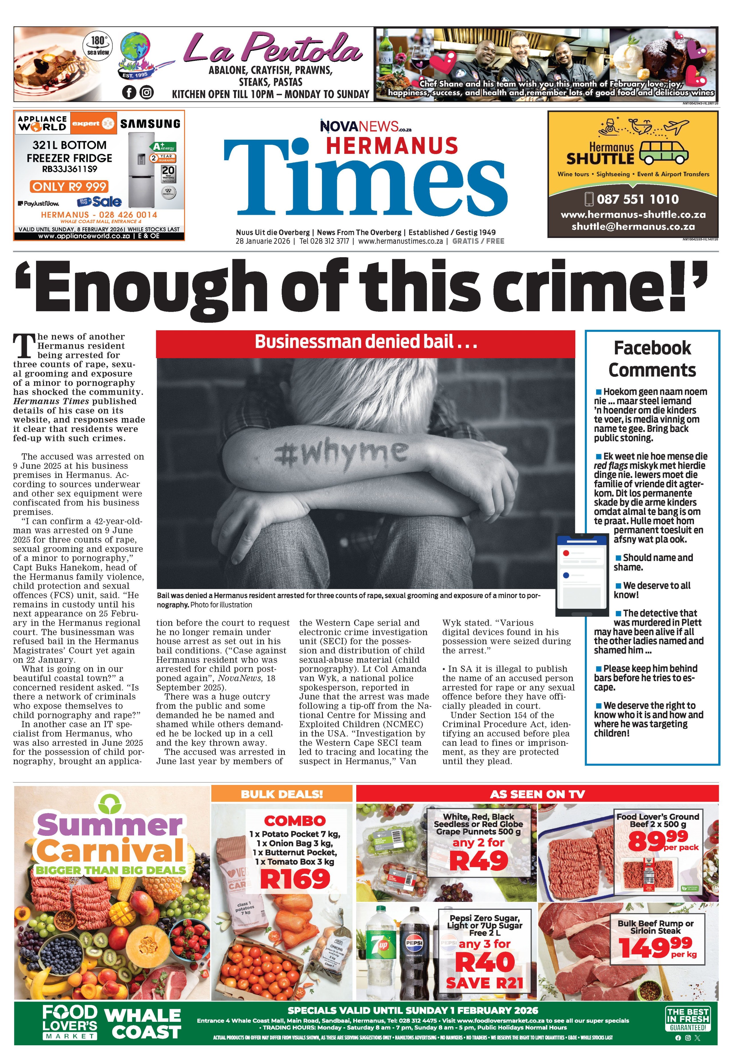 Hermanus Times – E-edition-28 January 2026