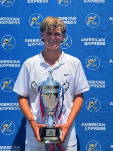 Young tennis star from Hermanus Highschool claims double victory