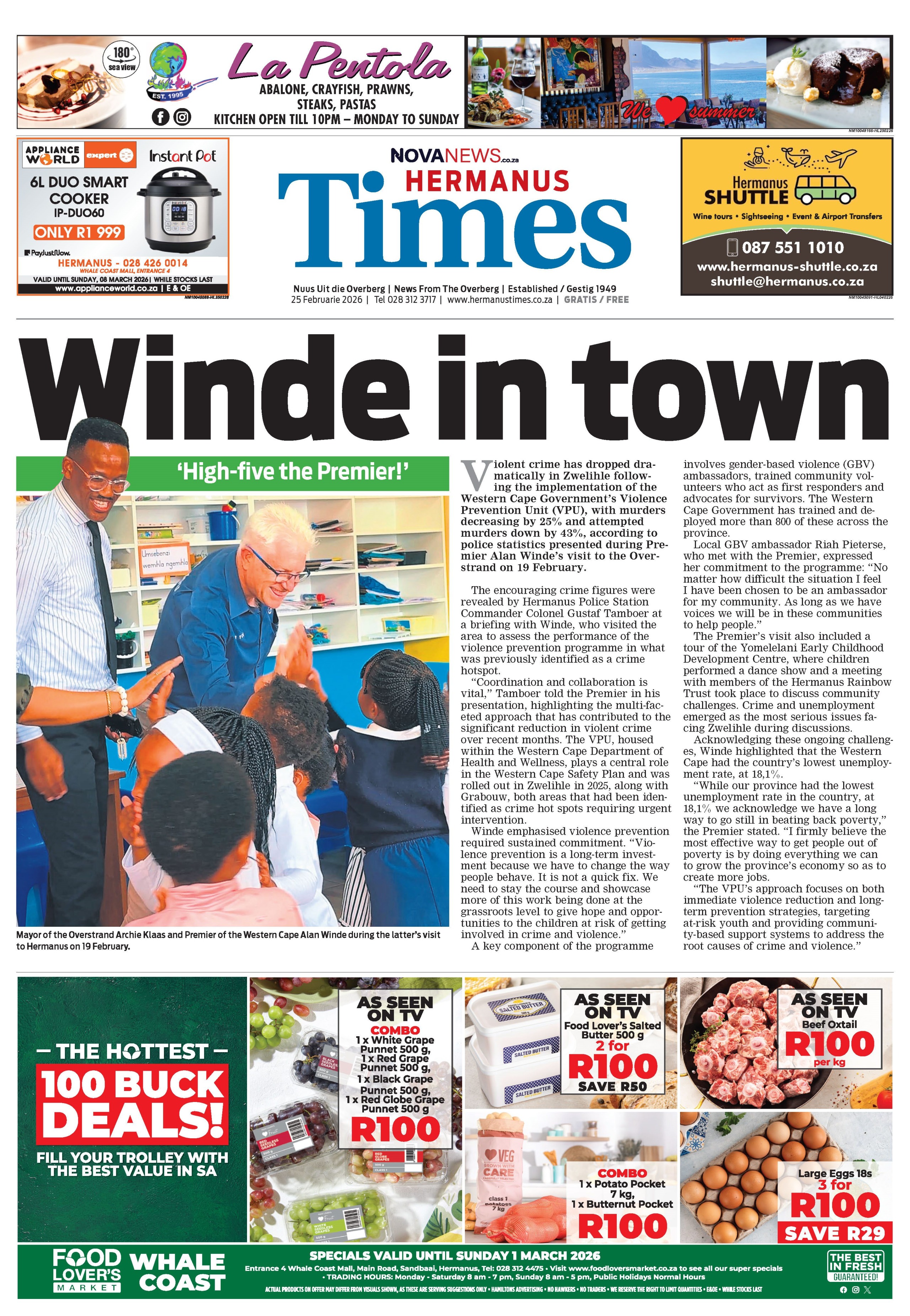 Hermanus Times – E-edition-25 February 2026