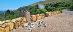 Remove dirty bins from Clarence Drive