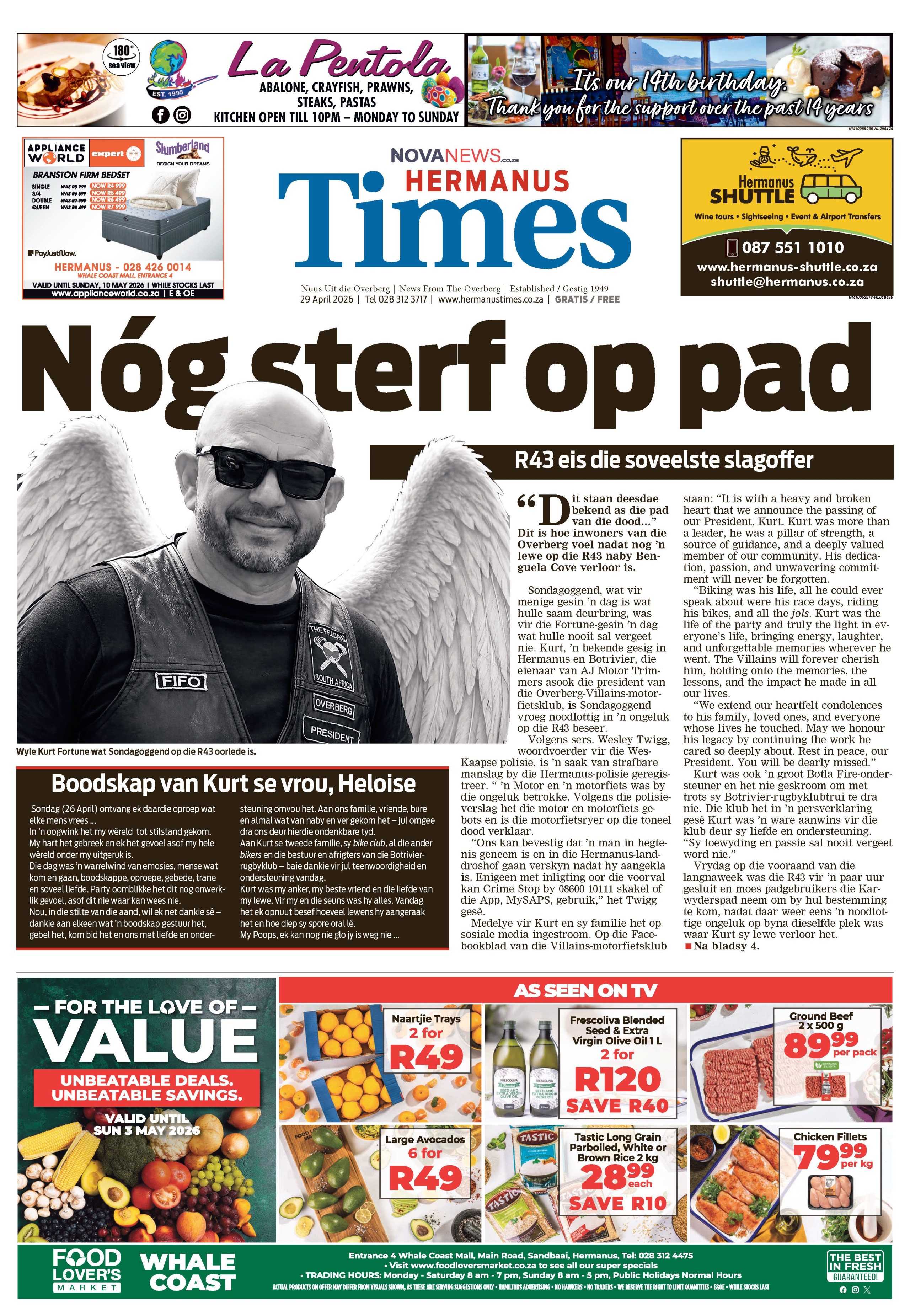Hermanus Times-e-Edition-29 April 2026