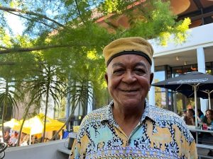 Veteran South African entertainer Terry Fortune at the Pringle Proms