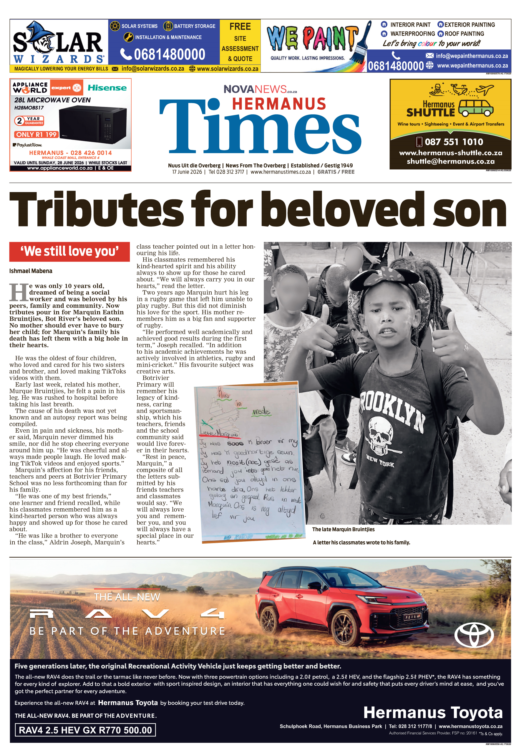 Hermanus Times – E-edition – 17 June 2026