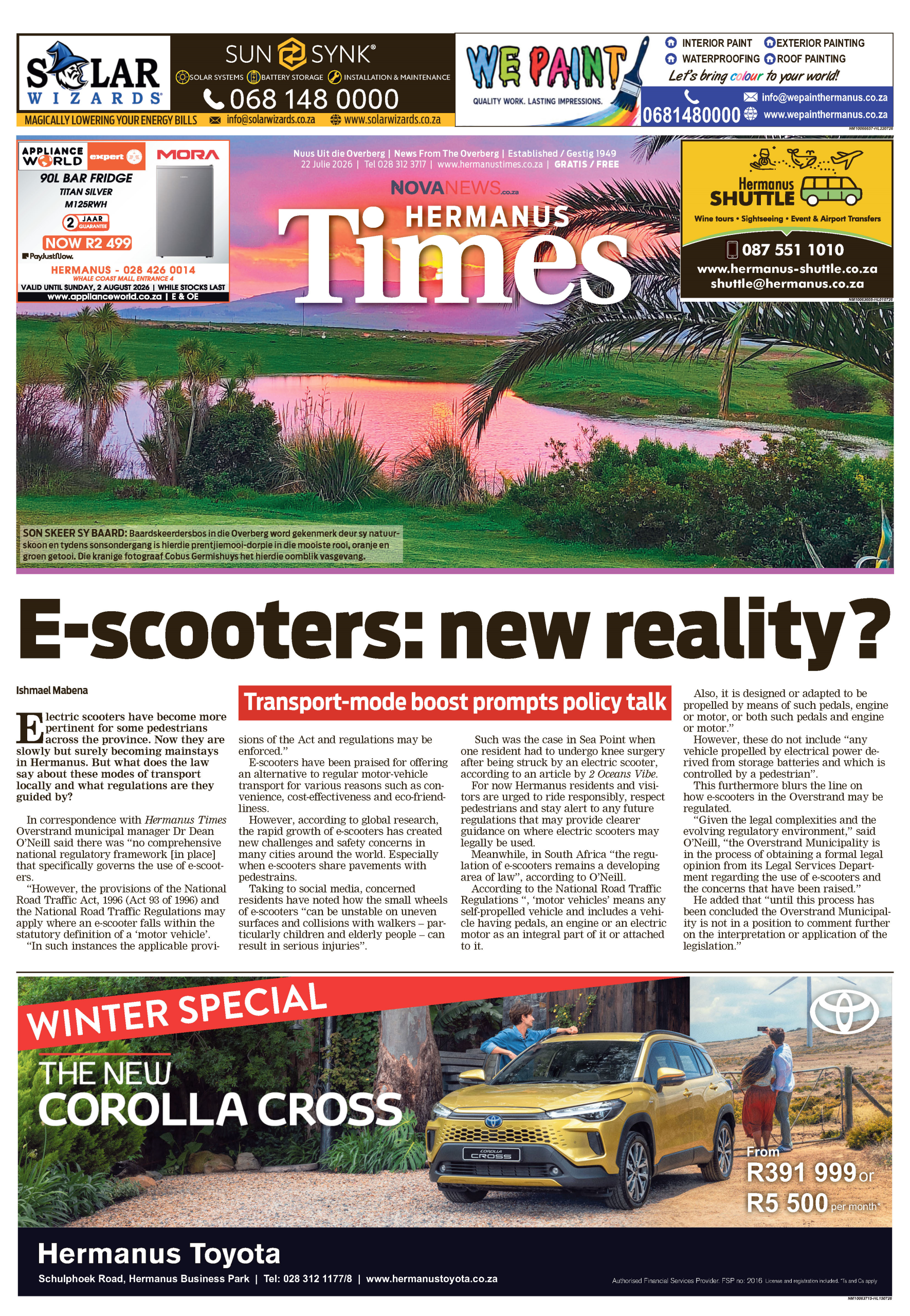 Hermanus Times – E-edition – 22 July 2026