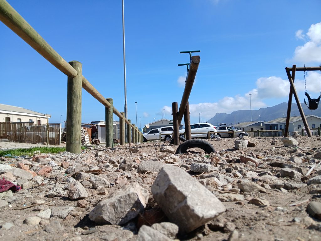 alt="park in dire condition just months after completion.">