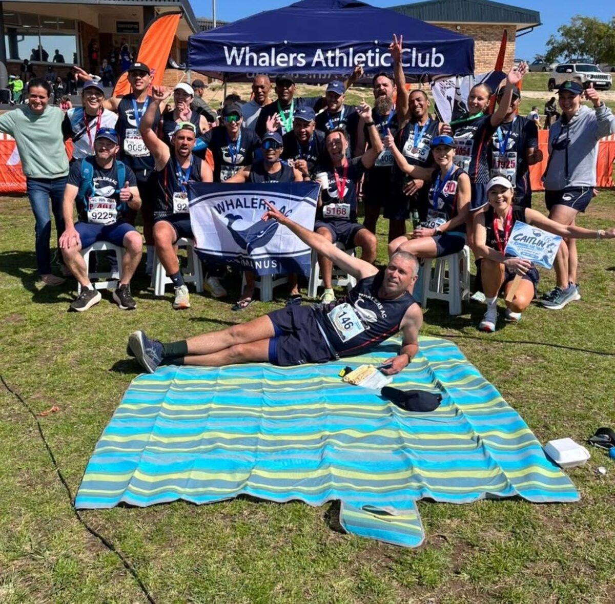 The Whalers Athletics Club turned out in force at the Voet van Africa Marathon in Bredasdorp.