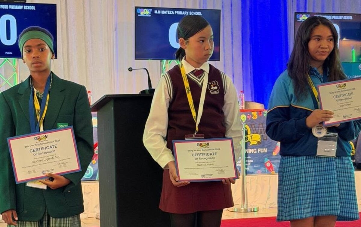 Hawston Primary’s Markyle Alberts wins top story writing prize