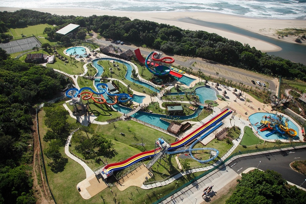 A view of Wild Waves Water Park. 