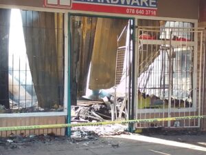 Christmas shopping dreams go up in smoke as shops burn down in Komani