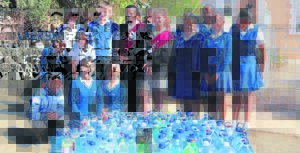 Learners donate precious water