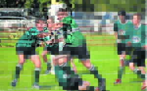 Marlow o.14-rugby skop goed af