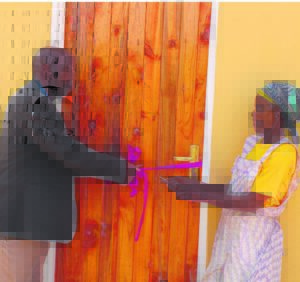 Poverty-stricken local family receives new house