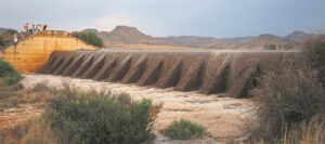 Opgewondenheid toe dam oorloop