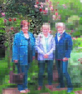 Hofmeyr-vroue kuier in Bedford-tuine