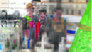 Papier maché project for Somerset East women