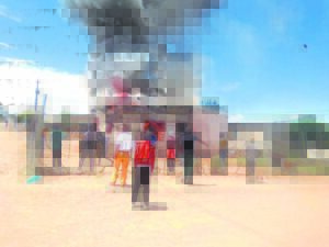 Michausdal-gesin verloor alles in brand