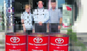 Toyota skenk vullisdromme aan Marlow
