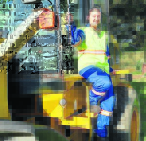 First female in earthmoving