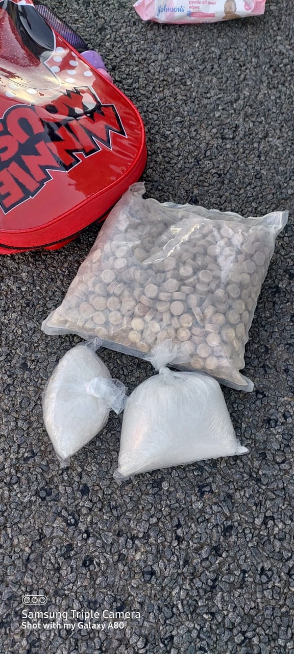 Illicit drugs worth over R250 000 were confiscated