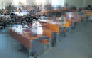 Matrieks lê eksamen onder moeilike omstandighede af