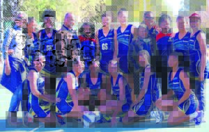 Friendly netball action heats up