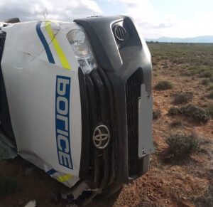 Two police officers dead, two detainees injured after vehicle involved in accident