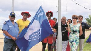 Prestigious Blue Flag raised at pristine beaches