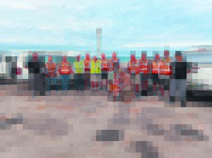 Jeffreysbaai-buurtwag hou gesamentlike patrollie