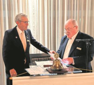 St Francis Rotary Club President for 2023-24 inducted