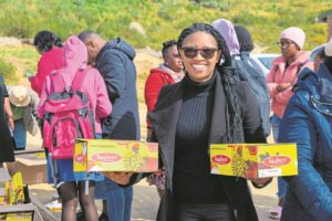 Shoes handed over to learners at Tsitsikamma schools