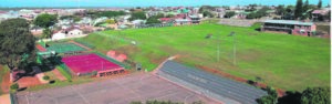 Verskeie sportvelde by laerskool word omhein