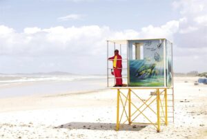 Lifeguards helped keep beachgoers safe