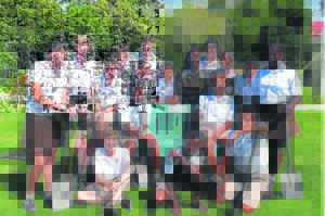 Learners help beautify school