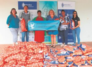 One ton of vegetables delivered to those in need