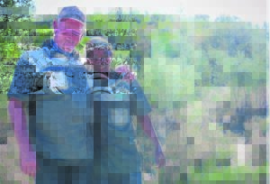 Stap deur onontdekte bosveld