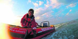 Oceanography student serves on the front lines