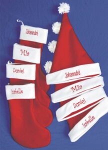 Personalise your Christmas gifts with embroidery