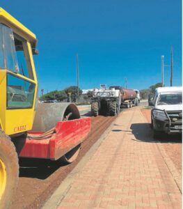 Resealing of Pellsrus road under way