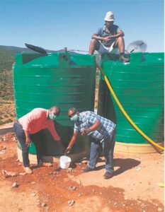 Additional access points to water for vulnerable