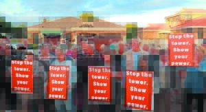 Residents oppose 5G telecommunication tower installation