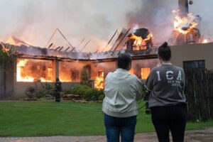 BREAKING NEWS | Main house at well-known Lombardini Guest Farm burns down