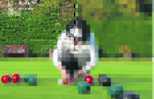 Bowling action at annual JBay Winterfest