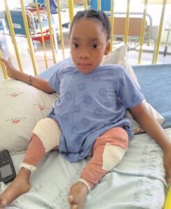 Britney (8) receives much-needed surgery