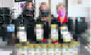 EP Media staff donate soup for Mandela Day