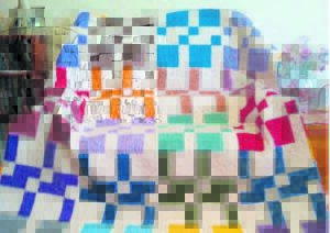 Buy raffle ticket from Hospice, win a beautiful quilt