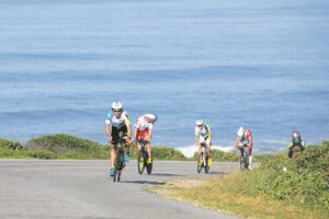 Bike route back to coastal course